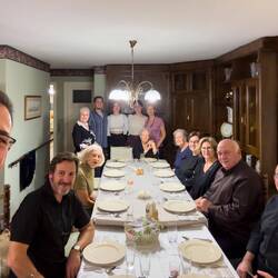 Thanksgiving Dinner with immediate and extended family — Alsancak, İzmir.