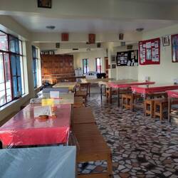 Unser Speisesaal, wenn wir nicht draußen saßen