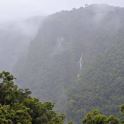 Leider schlechte Sicht auf die Berge