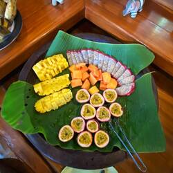 Ein Teil vom Frühstück im Resort 🤤