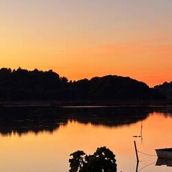 Sunset across the marsh