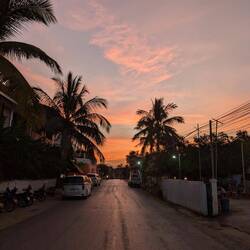 Golden hour in Luang Prabang