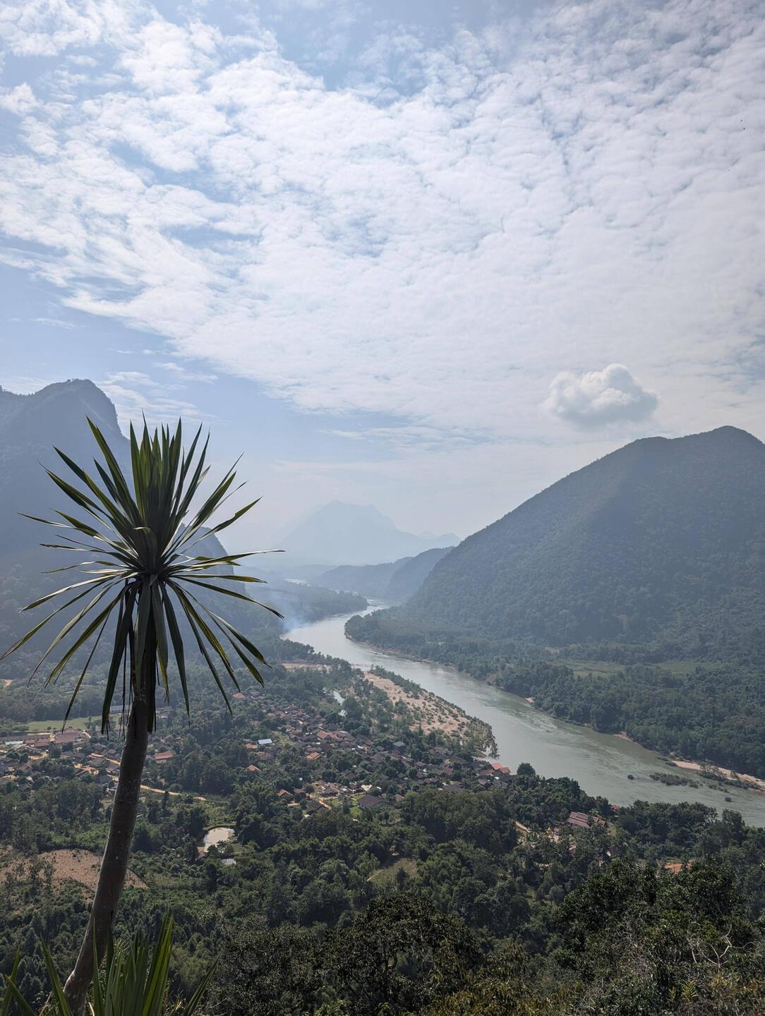 Phanoi Viewpoint above Muang Ngoi