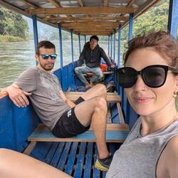 Boat trip to Muang Ngoi