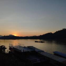 Sunset at Mekong River