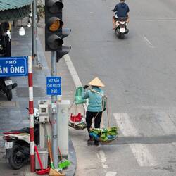 Selling food on the streets