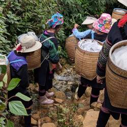 Local women who walked with us