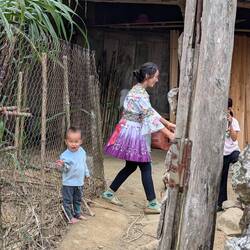 Happy kids 💖 Girl in a traditional dress