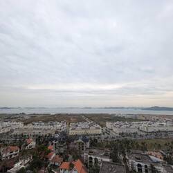 View from Thái Hà Boutique Hotel - Most of these buildings are abandonned