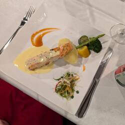 Dinner on the cruise