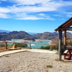 Observation point, Laguna Verde.