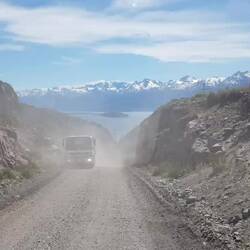 Difficult gravel roads...