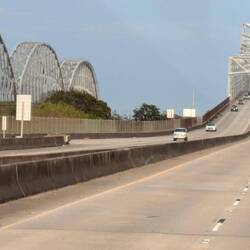 Long Allen Bridge und Ej Grizzaffi Bridge über den Atchafalaya River