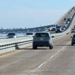 Calcasieu High Bridge bei Lake Charles