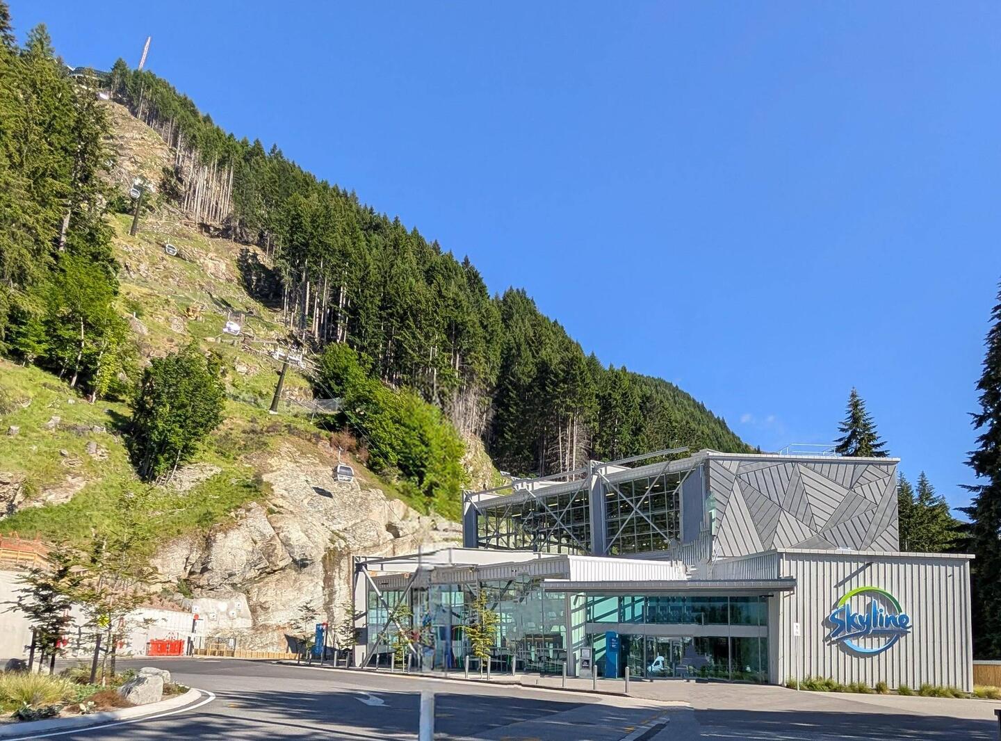 Starting at the bottom with the gondola lift
