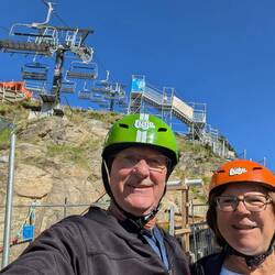 Up the chairlift