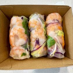 Vietnamese rice rolls