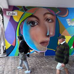 A Mural in the Style of Picasso