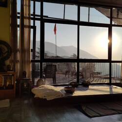 Last morning yoga in Rams Yoga House