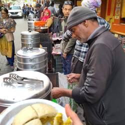 Yummy Sidu and Momos for supper