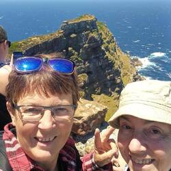 Wir am Cape Point