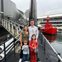 On top of the HMS Onslow