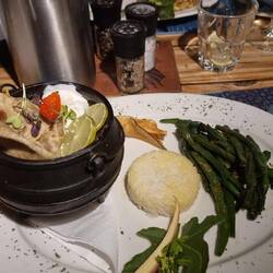 Das mit gut Essen stimmt!