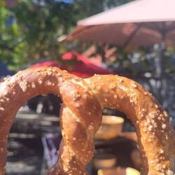 Deutsche Brezel aus einer sächsischen Bäckerei