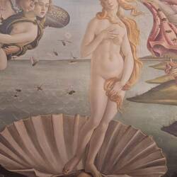 Moment émouvant au musée des offices 🥹 Botticelli et sa naissance de Vénus, quel tableau!