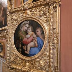 Vierge à la chaise de Raphaël, galerie palatine, Palazzo Pitti