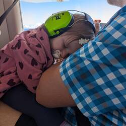 ... Dann ist sie doch eingeschlafen.