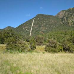 A major rock slip that happened recently