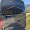 10 person Mercedes Van with 7 of us touring today