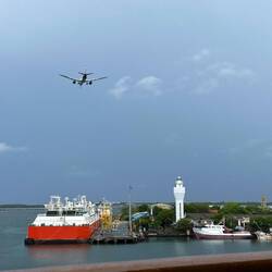 We are under the flight path