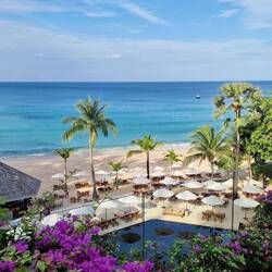 Blick vom Frühstücktisch