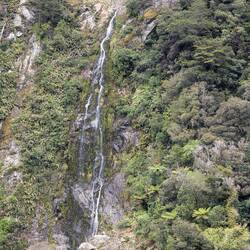 These waterfalls several hundred feet tall