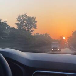 Levé de soleil de ce matin