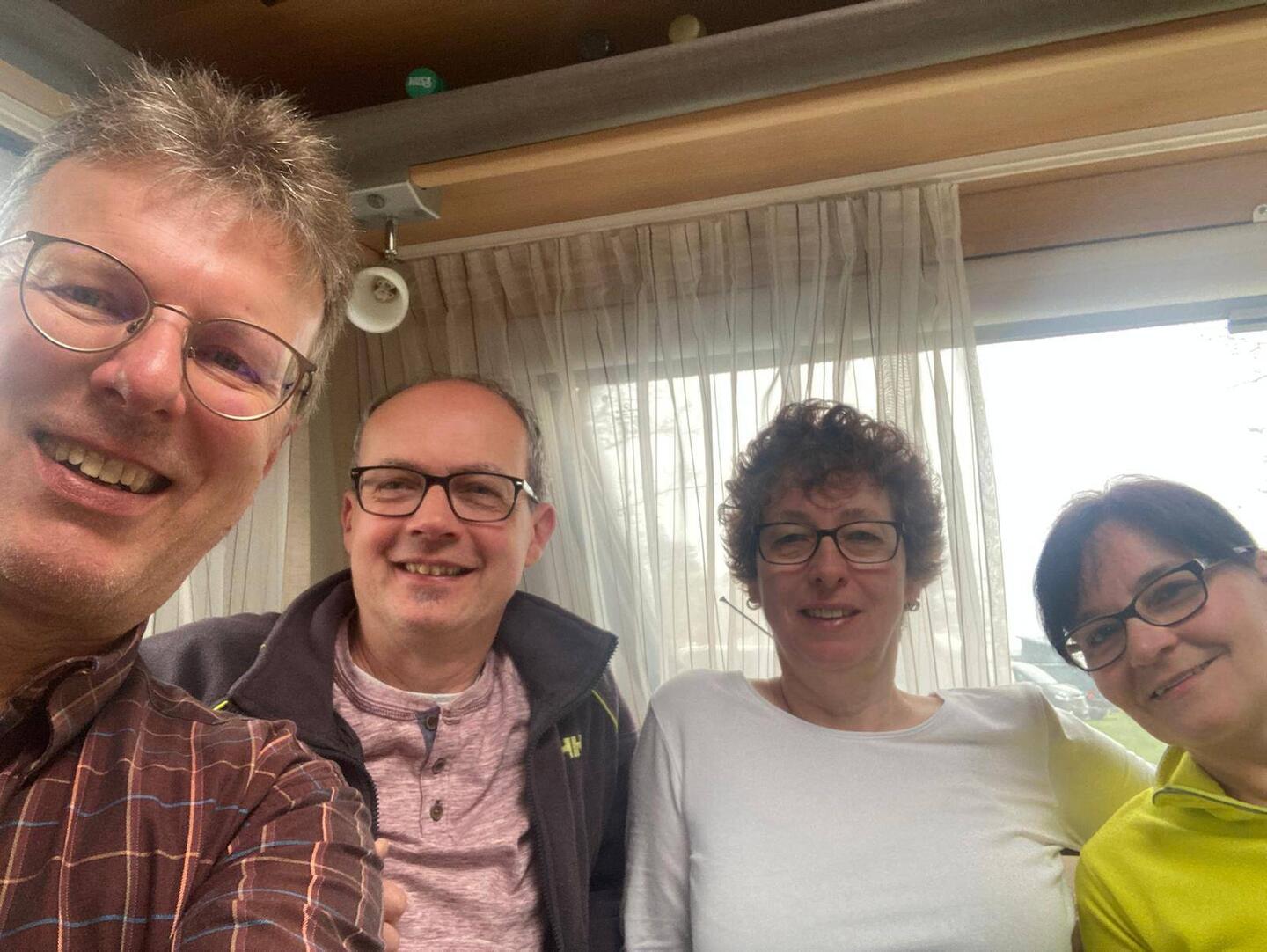 Netter Abend auf dem Campingplatz