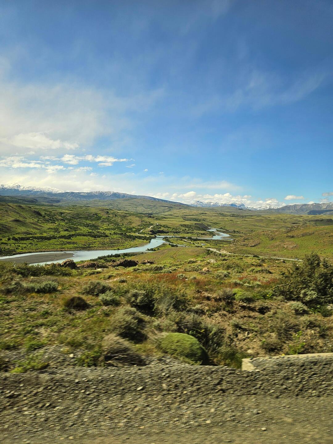 Auf der Busfahrt von Puerto Natales nach Pudeto