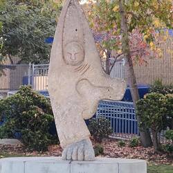 We loved this yoga art installation at a local elementary school