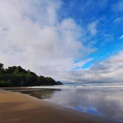 El Rincón de la playa: hier kommen jeweils die Taxiboote an. Ein- & Ausstieg ist immer nass!