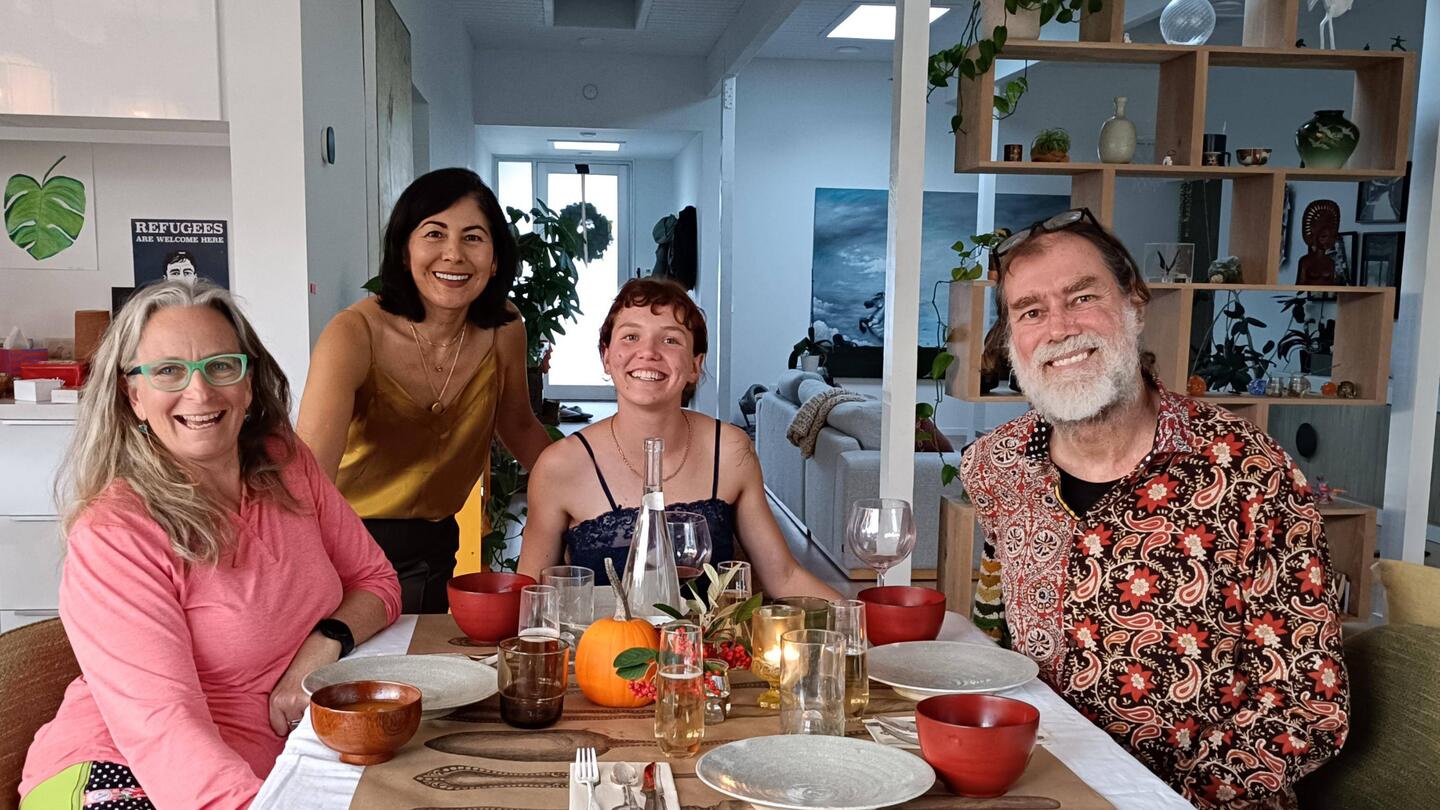 With our fabulous host Jenni
