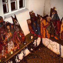 Abendstimmung an der Krippe