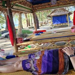 Hufpflege am Strand 👍