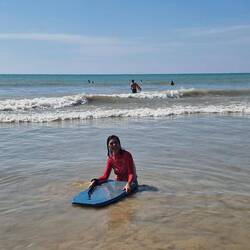 Jacqueline ist doch noch zur Wasserratte mutiert 😉