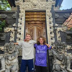 Entrance gate to a family compound