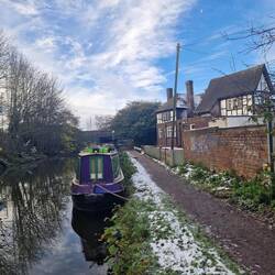Home for the night outside The Navigation