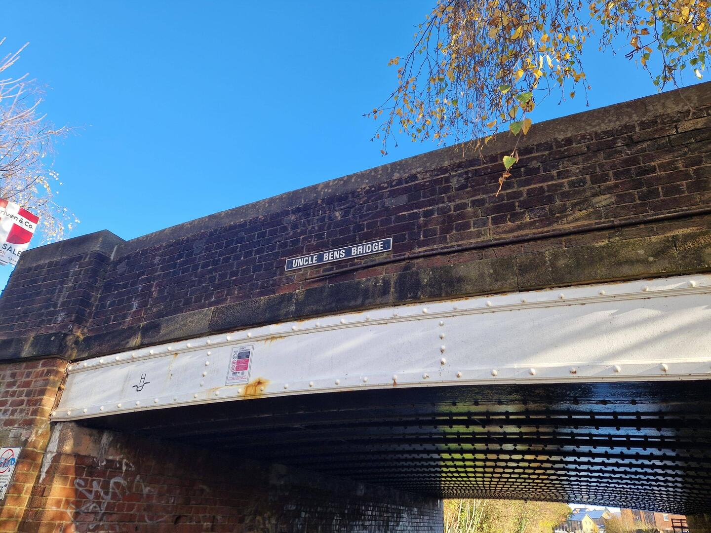 Just had to snap a pic of Uncle Ben's Bridge 🍝 on the Tiford Arm