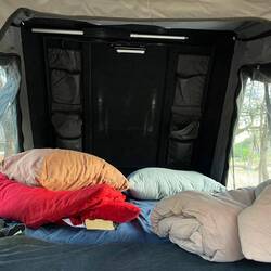 Ein letztes Mal im Dachzelt schlafen