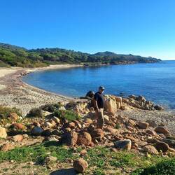 Bucht hinter Capo Ferrato
